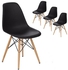 Charles Eames DSW Dining Chair Black High 31 cm x Wide 20 cm x Deep 19 cm