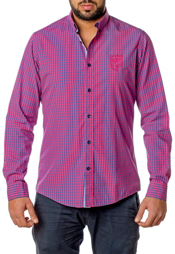 Looms 30727 Slim Shirt For Men-Purple, 2 XLarge