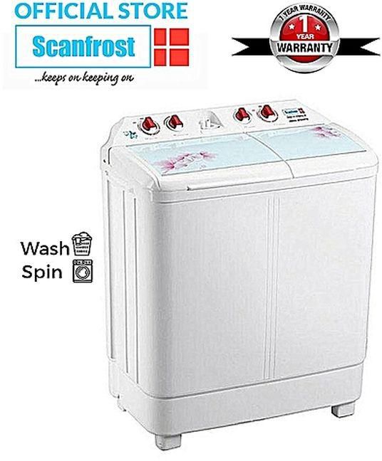 Scanfrost 6kg Twin Tub Washing Machine (SFWMTT6RH)