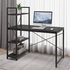 Desk, 120 cm, Black - H208