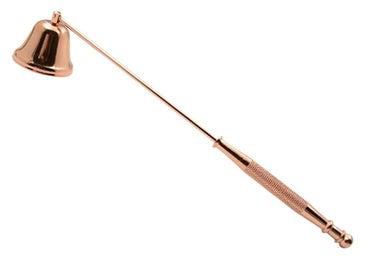 Bell Shape Candle Extinguisher With Long Handle Rose Gold 20.5 x 3.8centimeter