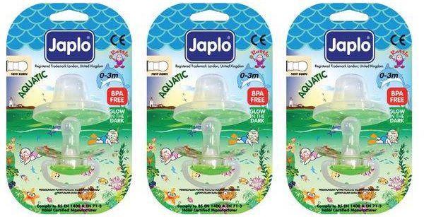 Japlo Aquatic Soother Blister Cards - New Born (3 in 1)