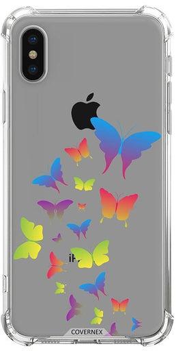 Shockproof Protective Case Cover For Apple iPhone X Colorful Butterfly