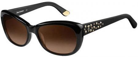 Juicy Couture Cat Eye Women's Black Sunglasse, JU 556/S VP6-53-Y7
