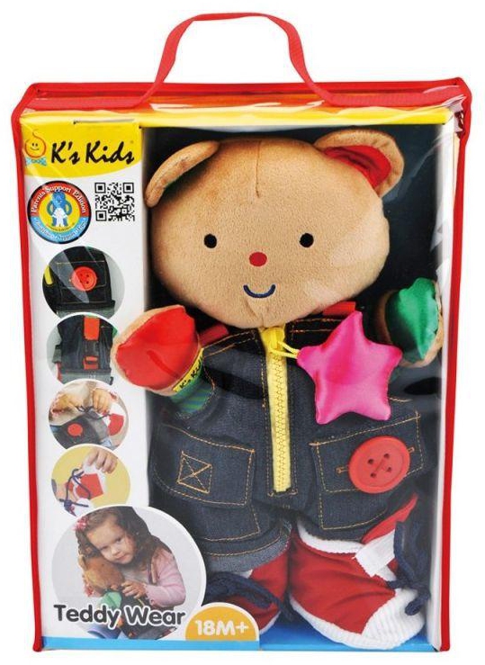 لعبة الدب تيدي للاطفال من كي اس كيدس، لعمر 3 سنوات، KA10462-PG