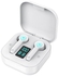 Bluetooth 5.1 Wireless Stereo Earbuds White