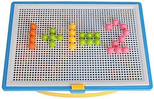 Children Kids Puzzle Peg Board 296 Pegs Early Educational Toys Creative Gifts 