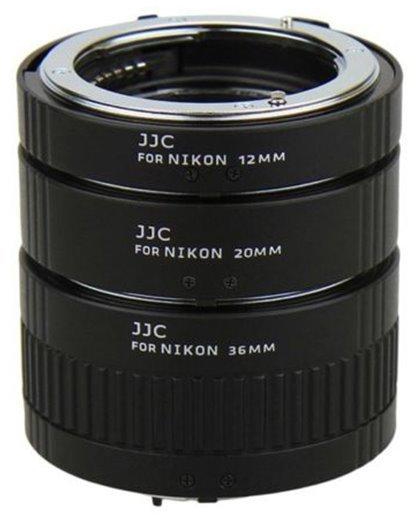 JJC AET-NS Automatic Extension Tube for Nikon F-mount 12mm 20mm 36mm Camera Lens
