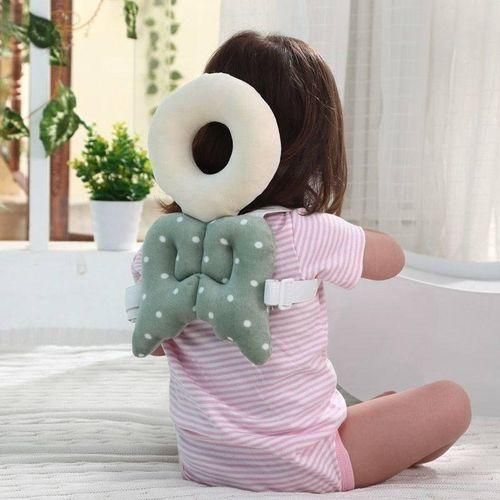 Generic Baby Head Protect Pillow Soft Flannel Cover Recovery Pillow Toddler Protection Pad Shoulder Backpack Pillow Guardian