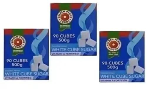 Golden Penny White Cube Sugar - 500g X 3 Pack