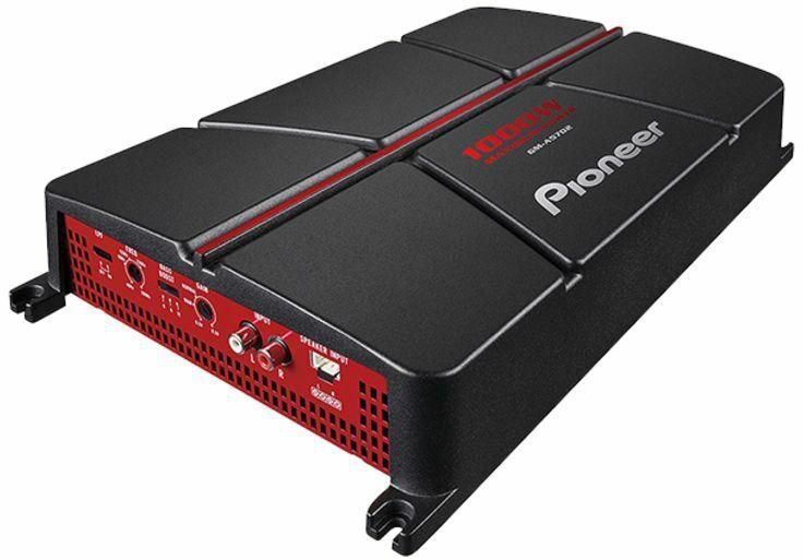 Pioneer 4-Channel Car Amplifier GM-A6704 Black/Red