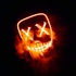 Halloween Mask Lighting Mask For Halloween Masquerade Festival(orange)