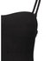 Asymmetrical Flounce Slip Gothic Dress - Black - Xl
