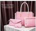 3-Piece One-Shoulder Bag Pink