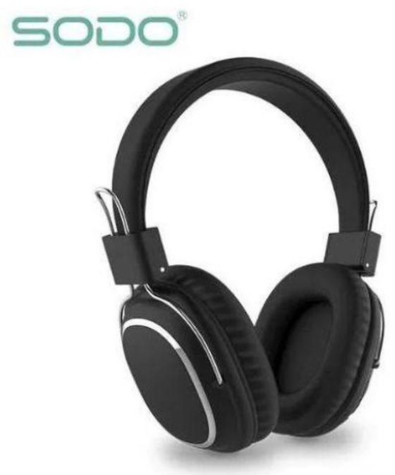 SODO SD-1004 Bluetooth Dual Mode Wired/Wireless Headphone - Black