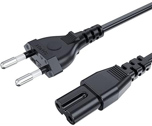 Type C Power Cable 2 Pin Euro IEC C7, Euro 8 Cable, Suitable for Sony Playstation, PS2, PS3, PS4, PS5, Xbox, Television, Monitor, Radio and Printer, 1.5 Metres (IEC C7, 1.50 Meters)