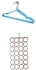 مجموعة شماعات معدنية زرقاء من 10 قطع + شماعة لتعليق الوشاح منظمة للمساحة يمكن ان يعلق عليها ربطات العنق والاحزمة والاوشحة والجوارب