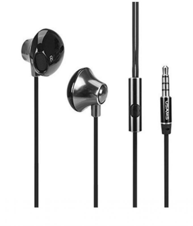 Ejoy Series Dynamic Stereo In-ear Earphones with Mic - 1.2M - Black