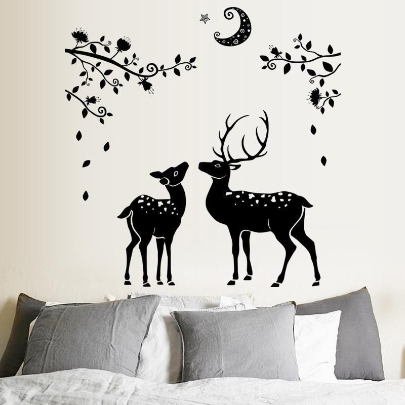 Christmas New Year Decorate Cute Decoration Decal Window Wall Stickers