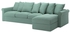 4-seat sofa, with chaise longue/Ljungen light green
