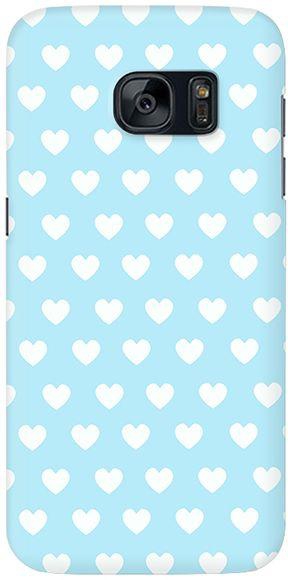 Stylizedd Samsung Galaxy Note 7 Slim Snap case cover Matte Finish - Baby Blue Hearts