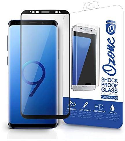 Ozone Samsung Galaxy S9 Tempered Glass 0.26mm Full Cover Shock Proof White Screen Protector - Black