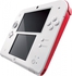 Nintendo 2DS Handheld Gaming Console White/Red + 3 Assorted Games