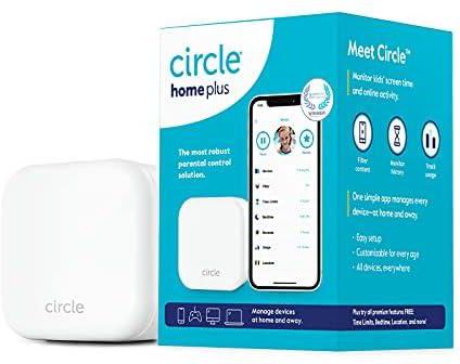 Circle Parental Controls 3 Month Subscription - Internet & Mobile Devices - Works on WiFi, Android & iOS Devices - Control Apps, Set Screen Time Limits, Block & Filter Content