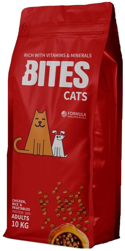 Pawer Pets Egypt Bites Cats 10 KG Dry Food ( Adult Cat )