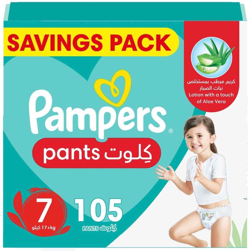 Pampers Baby-Dry Pants diapers Size 7 (17+kg) 105 Diapers
