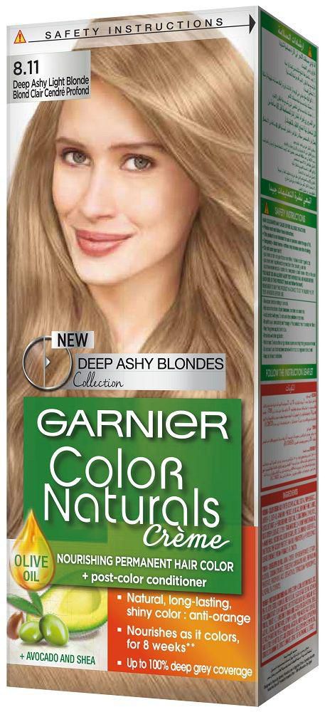 Garnier Color Naturals 8 11 Deep Ashy Light Blonde Hair Color
