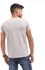 Izor Basic Cotton V-Neck Solid T-Shirt - Heather Grey