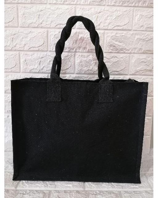 New Canvas Tote Bag (Black)