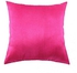 Magideal 45x45cm Fabric Silk-Like Pillow Case Home Decor Sofa Cushion Cover Rose Red