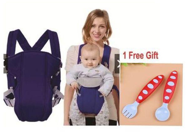 Baby Carrier Travel Baby Wrap Carrier+ Free Baby Cutlery