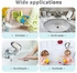 Soap Dish for Shower, Self Draining Leaf Shape Bar Soap Holder Soap Saver with Suction Cup, Not Punched Easy Clean Bar Soap Holder for Shower, Bathroom, Kitchen Sink(Light Blue, Light Gray)