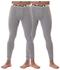 Forma Men Long Lycra Pants 2-Pack - Grey