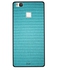 Skin Case Cover -for Huawei P9 Lite Sky Blue Textile Pattern نمط بشكل النسيج بلون أزرق سماوي