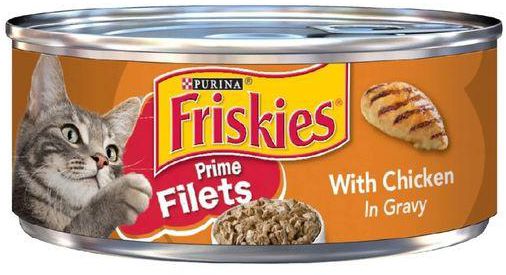 Purina FRISKIES PRIME FILETS CHICKEN IN GRAVY WET CAT FOOD 156G