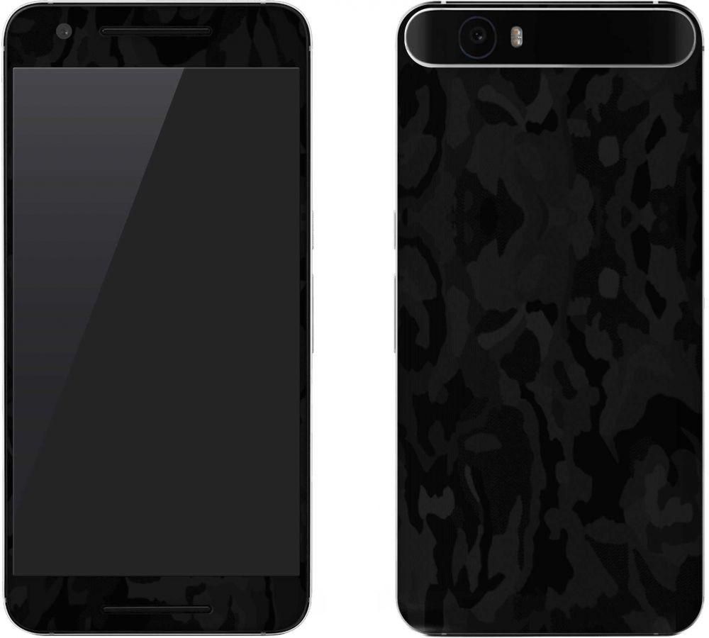 Stylizedd Nexus 6P Skin Ultra Premium Vinyl Skin Decal Body Wrap - Black Camo Texture