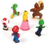 Generic Exquisite 6pcs Mini Super Mario Bros 4 - 7cm Action Figures Doll Toy - As The Picture