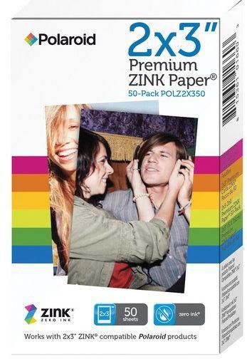 Polaroid 2x3'' Premium Zink Photo Paper - 50 Sheets