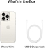 هاتف ايفون آبل  ١٥ برو سعة ٢٥٦ جيجابايت تيتانيوم أبيض مع تطبيق فيس تايم - إصدار الشرق الأوسط 