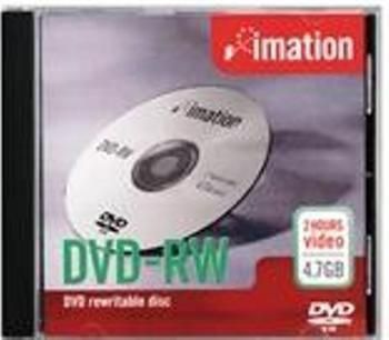Imation Rewritable DVD With Case