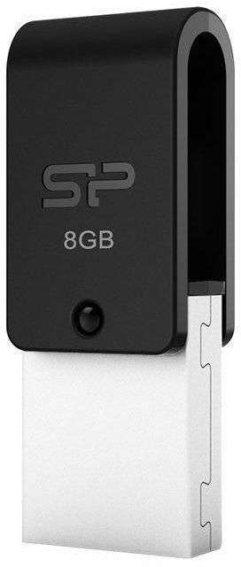 Mobile Flash Drive by Silicon Power, 8GB, USB/MicroUSB, SP008GBUF2X21V1K