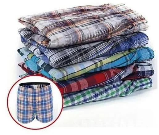 Fashion Boxer Shorts - 4 Pieces-100%Cotton(Color may vary)