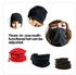 Fashion Fleece Scarf/Neck Warmer/Face Mask - Black