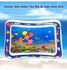 Tummy Time Water Mat for Baby Boys Girls PVC Inflatable Water Play Mat for Infants Toddlers Fun Play Activity Center