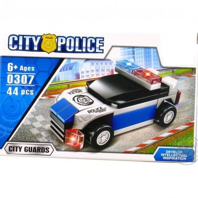 لعبة بناء وتجميع مكعبات سيارة الشرطة - 0307