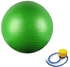 one year warranty_65cm Exercise Fitness Aerobic Ball for GYM Yoga Pilates Pregnancy Birthing Swiss Green